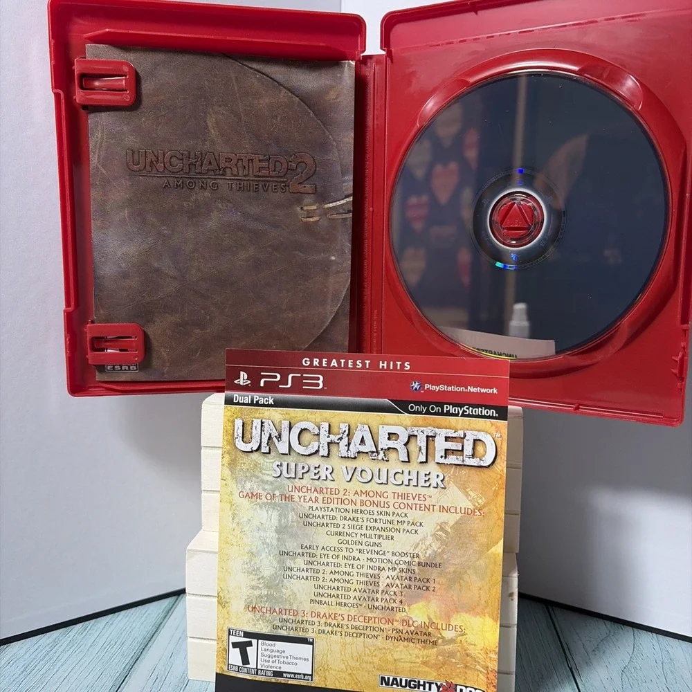 Uncharted Drake's Deception & Among Thieves  (Not For Resale) - PlayStation 3